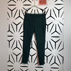 White House Black Market Dark Green Skinny Pants